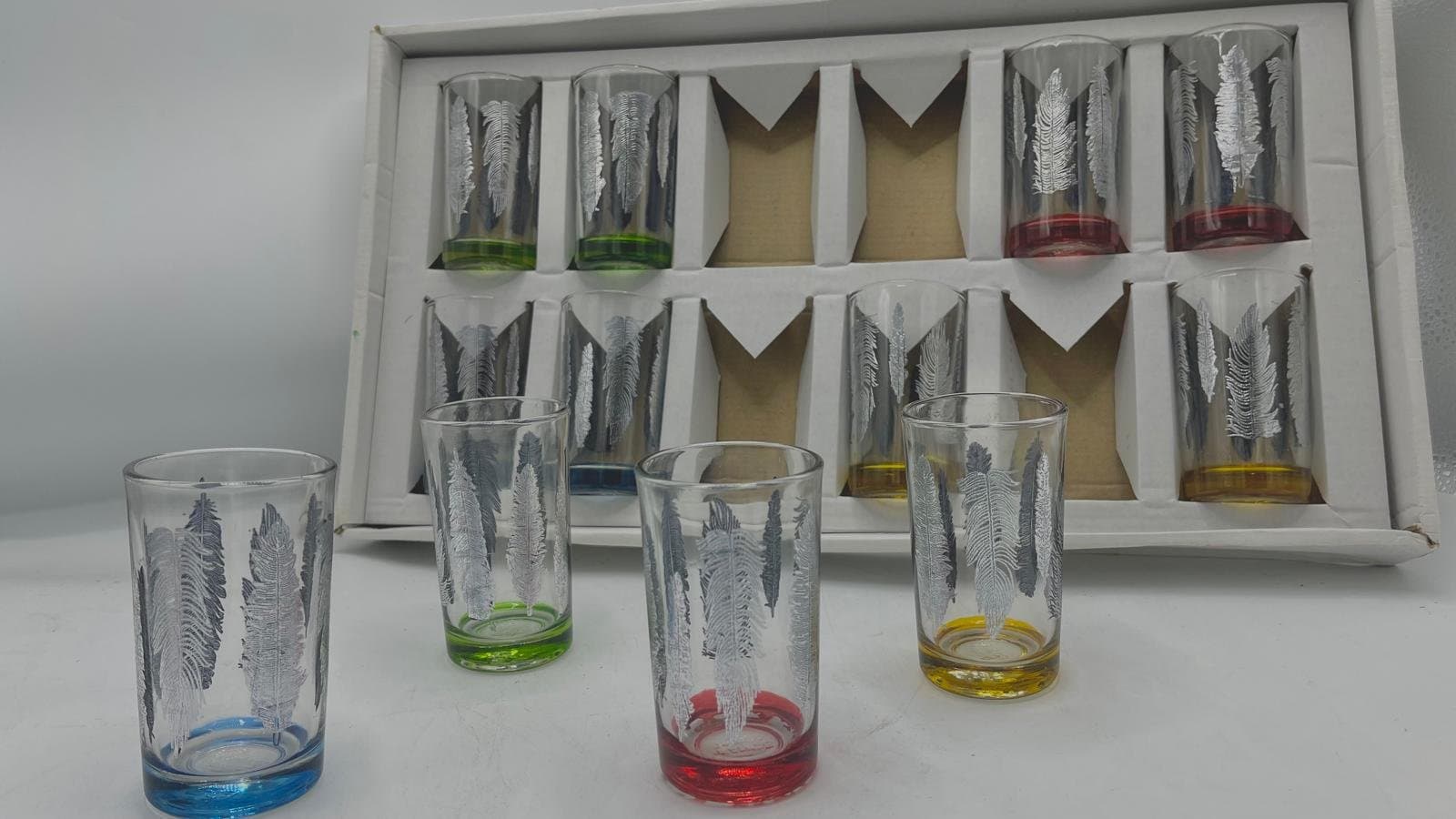 TEACUPS ZAMAN 12 PCS Leaf design