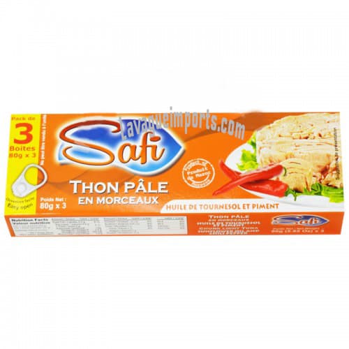 Tuna With Sunflwer Oil & Chili Pepper Safi (pack 3)