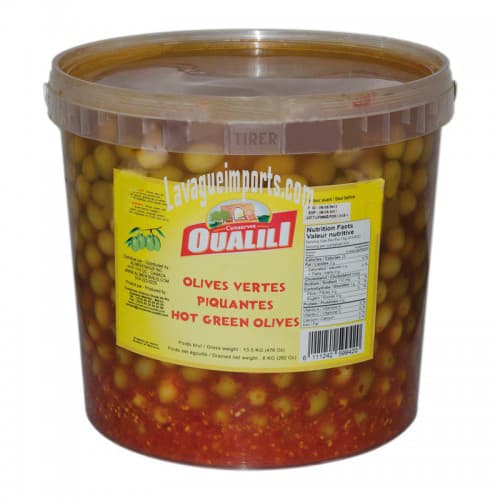 Hot Green Olives Oualili
